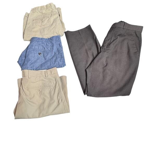 Men's Lot sz 32 Shorts Pants Dressy Preppy Cremieux Perry Ellis Ralph Lauren - Picture 1 of 11